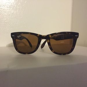 Rayban: wayfarer folding brown classic
