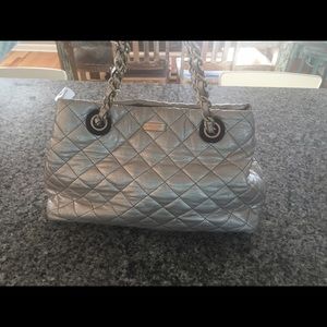 Kate Spade Metallic Silver handbag