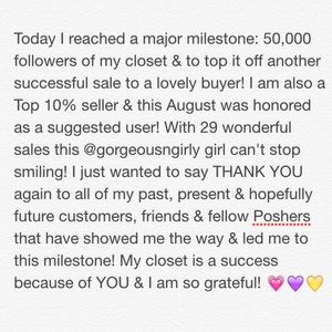 Milestone reached: 50,000 followers!