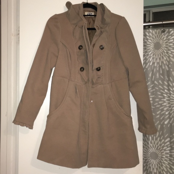Tan Peacoat