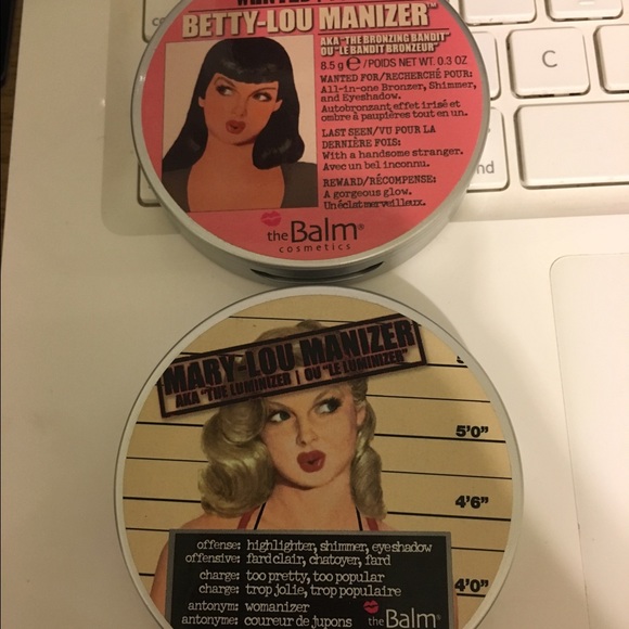 The Balm bronzer & highlighter