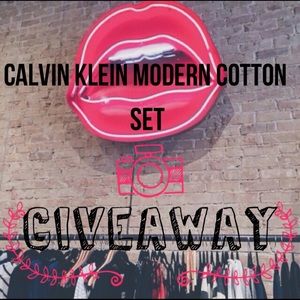 CALVIN KLEIN MODERN COTTON SET GIVEAWAY