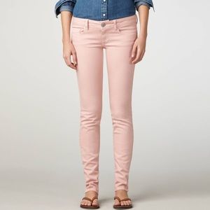 American Eagle Light Pink Stretch Skinny Jeans