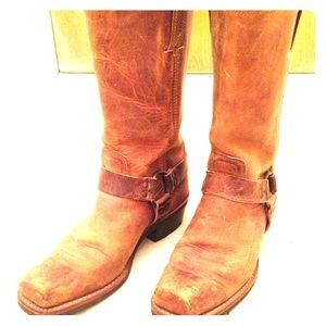 Frye harness boots