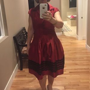 Beautiful red high end party dress