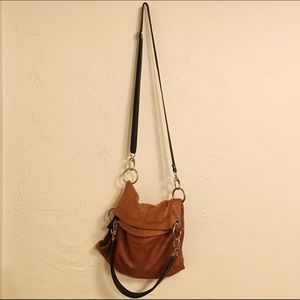 Tan/Black Crossbody Bag