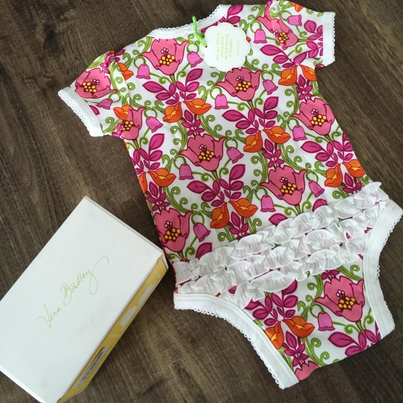 Lovely Vera Bradley Lilly Bell Onesie! 3-6 months