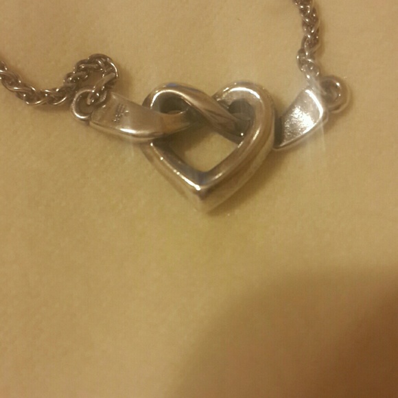 James Avery Heart Knot Necklaxe