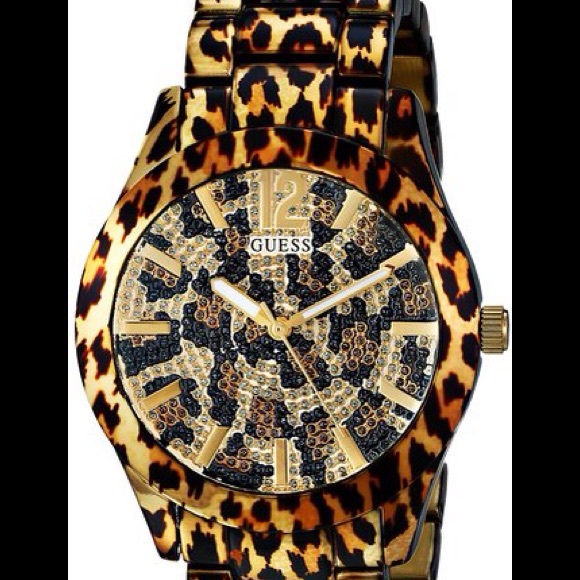 PRICE DROP! Guess Leopard Print Watch