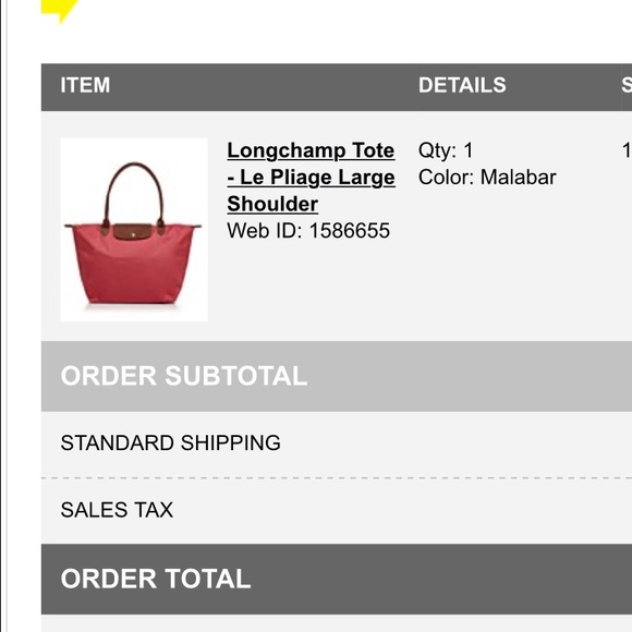 Longchamp Le Pliage large - Picture 3 of 3