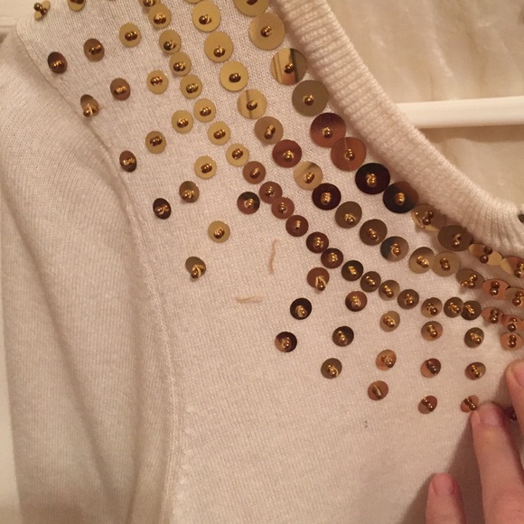 Sequin zip up cardigan - Picture 4 of 4