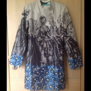 Desigual embroidered Trench Coat