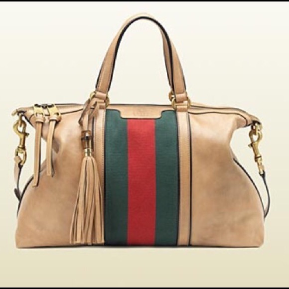 Gucci Rania Leather Top Handle bag