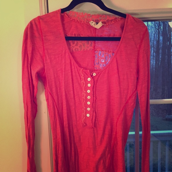Free people lace long sleeve
