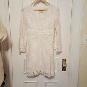 Michael Kors white lace dress
