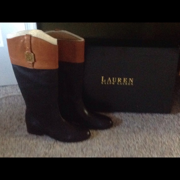 Ralph Lauren boots...Riding style