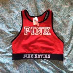 Victoria's Secret PINK high neck racer back bra 💕