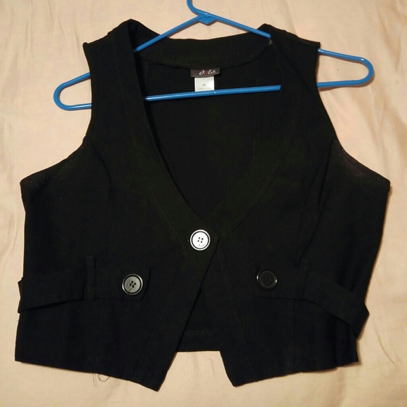 Dots Black Vest