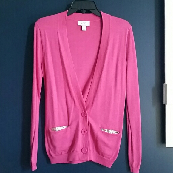 Pink cardigan