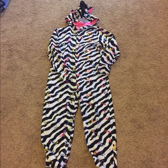 Girls Justice zebra pj's