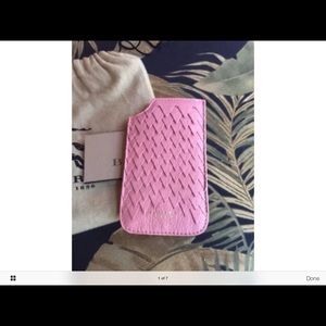 Burberry iPhone leather cover