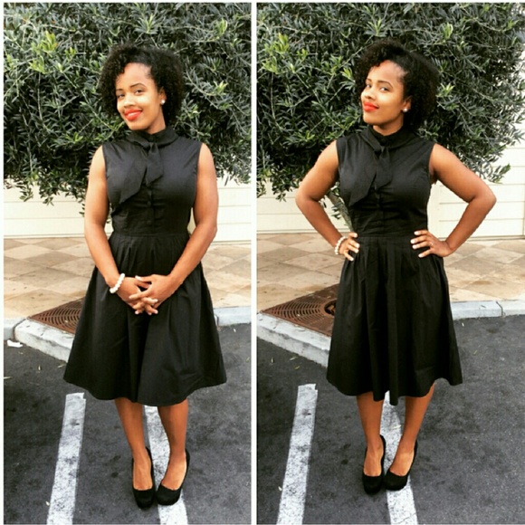 eshakti  Dresses & Skirts - Necktie poplin dress