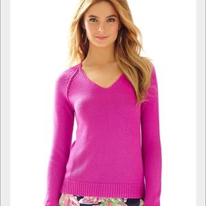 Lilly Pulitzer Bennett V-Neck Sweater, XS