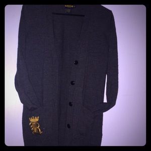 ❗️Ralph Lauren Rugby Cardigan Grey M ❗️