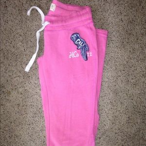 Pink sweatpants