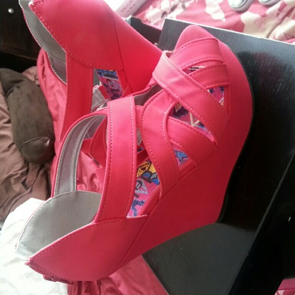 Beautiful coral  wedges