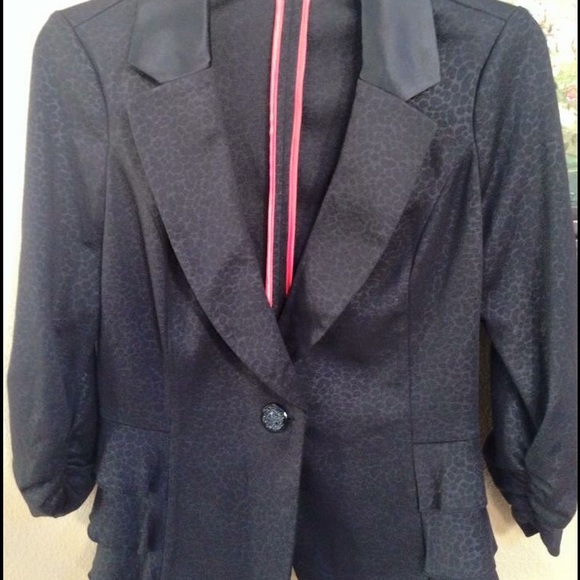 Peplum style blazer