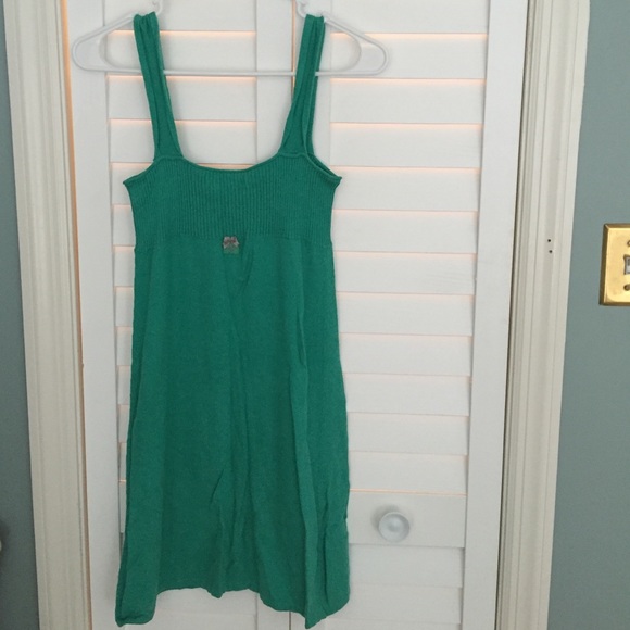 Volcome Teal Mini Dress Sz small - Picture 2 of 4