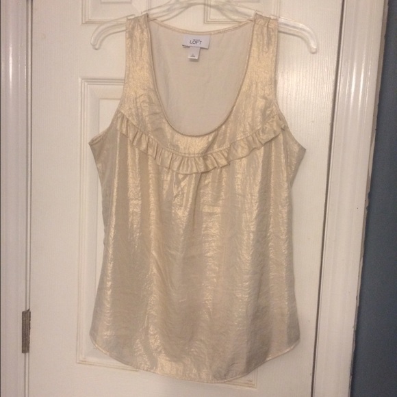 Iridescent sleevless top