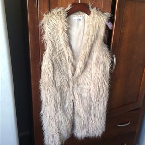 SALE!! Awesome faux fur vest!!