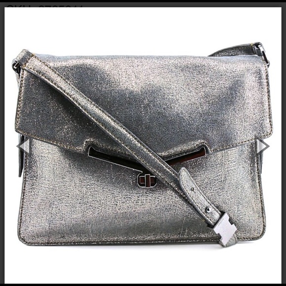 Botkier Valentina Gunmetal Shoulder Bag NEW