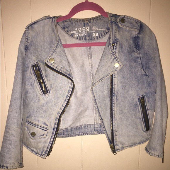 Gap Jean Moto Jacket