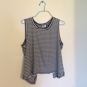 NWT B+W Striped Top
