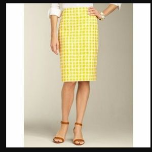 One Day Only Price Drop! Talbots Yellow Skirt
