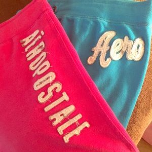 2 pair of Aeropostale lounging/jogging pants!