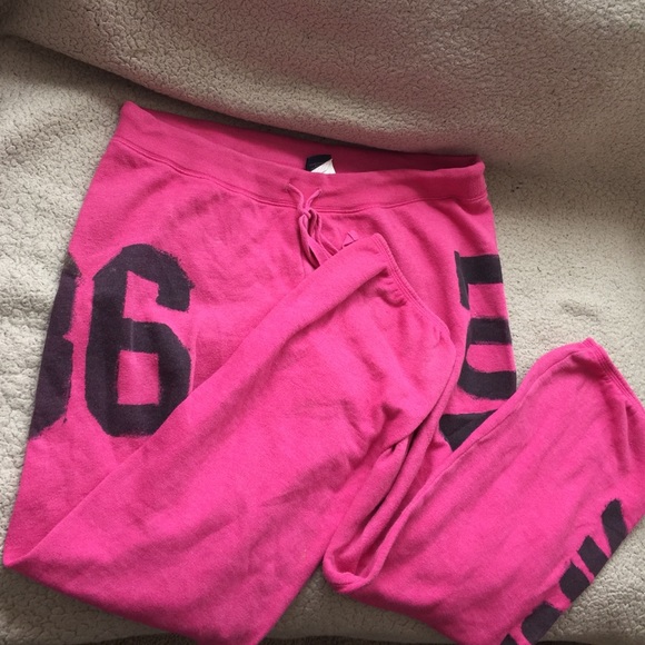 VS Love pink sweats