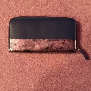 Blue and metallic wallet!