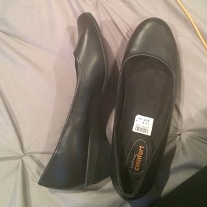 Cute black work shoes