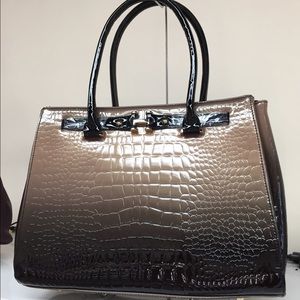 Croco degrade bag