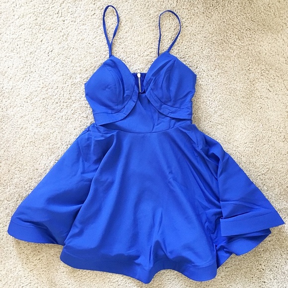 [ • • HP • • ] Glamorous Royal Blue Dress - Picture 2 of 4