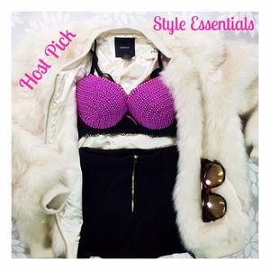 🎉HP🎉Pink Pearl Rave Bra
