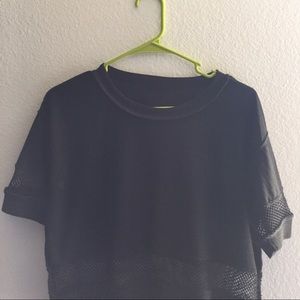 Brandy Melville mesh tea shirt