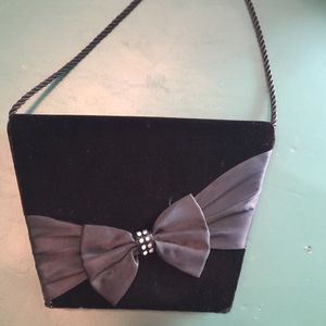 Velvet evening purse