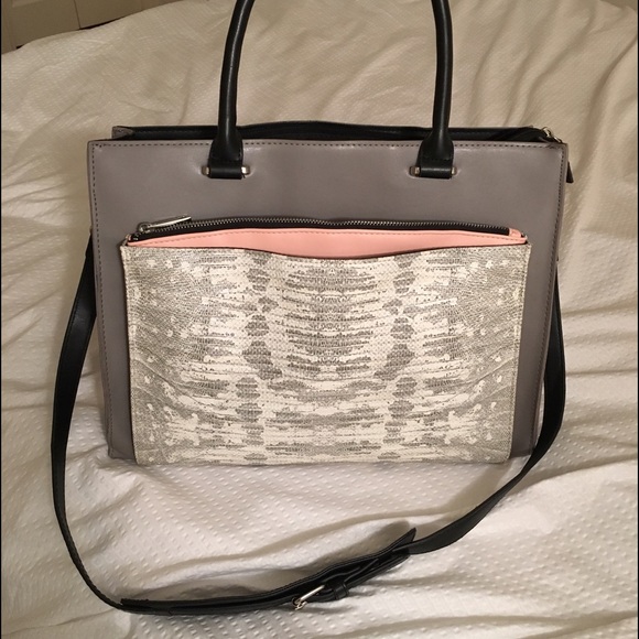 Snakeskin tote bag