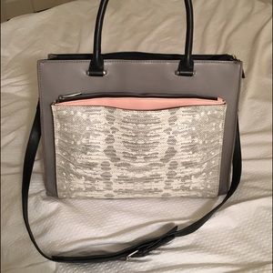 Snakeskin tote bag