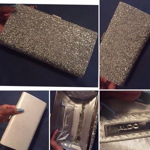 Silver Dress clutch